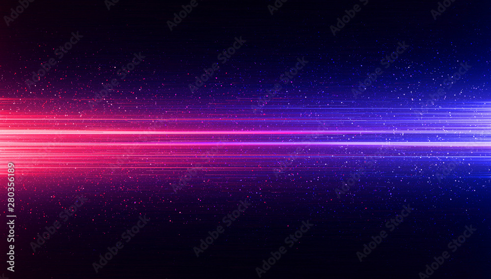 Wall mural led light. future tech. shine dynamic scene. neon flare. colorful rays. .magic moving fast lines. sp