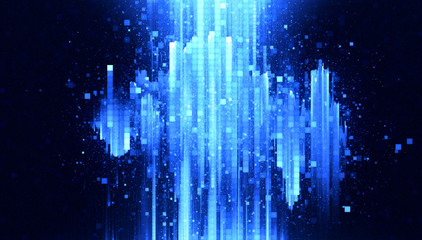 Led Light.  Future tech. Shine dynamic scene. Neon flare. Colorful rays. .Magic moving fast lines. Sparkling studio. Hologram display. Mystic beam. Stylish fantasy space. Bright blurred waves.