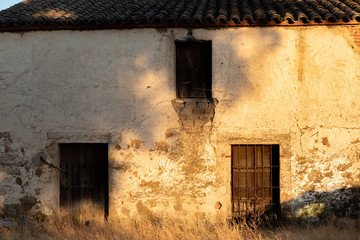 Old house for the harvest