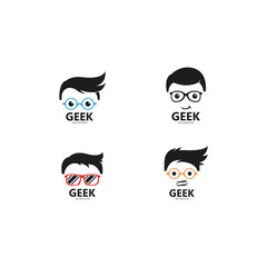 Geek Logo,Vector Logo design 