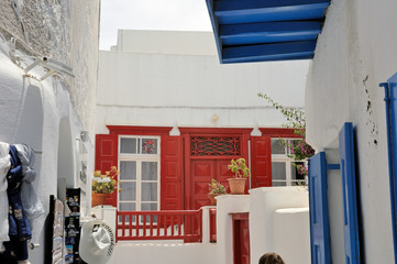 mykonos fenster