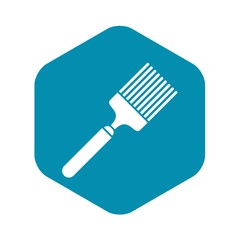 Brush icon. Simple illustration of brush vector icon for web