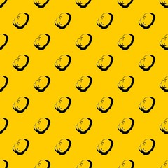 Spleen pattern seamless vector repeat geometric yellow for any design