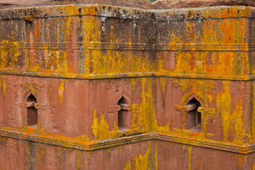 Iglesia Bete Georgis (San Jorge), Iglesias de Lalibela, Lalibela, Etiopia, Africa