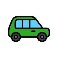 car transport editable stroke icons vehicle line vectors