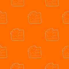 Wshlist pattern vector orange for any web design best