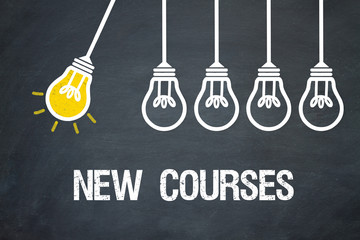 Fototapeta premium New Courses 