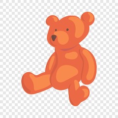 Teddy bear icon. Cartoon illustration of teddy bear vector icon for web