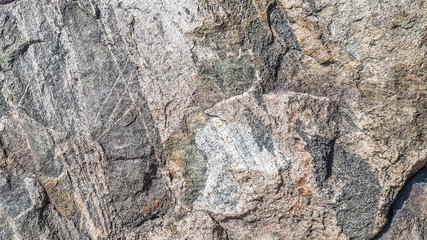 The texture of the stone. Figure on the stone.