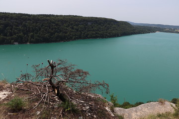 Lac de Chalain dans le Jura - 280366516