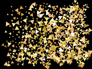 Luxury festive abstract triangles. 