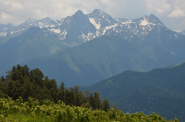 mountain peaks of Arkhyz (горные вершины Архыза)