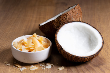 Coconut with hard shell