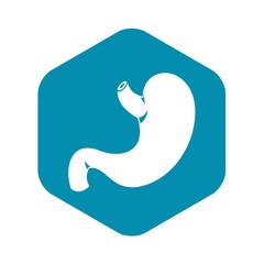 Stomach icon. Simple illustration of stomach vector icon for web