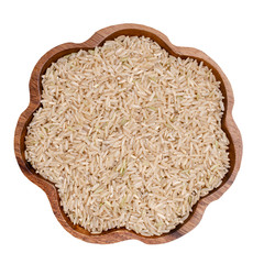 Unpolished brown rice