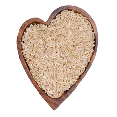 Unpolished brown rice