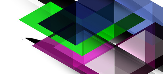 Abstract triangle pattern, colorful backdrop. Presentation template. Modern textured shape. Trendy modern style