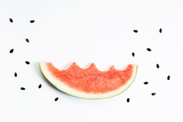 Fresh watermelon slices