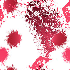 Splatter Brush Stroke Surface. Watercolor Endless 