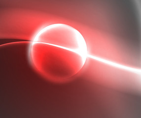 Dark space with shiny neon light motion waves. Abstract concept graphic element. Vector neon background. Technology background