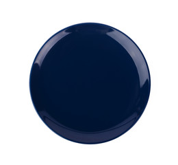 empty plate isolated on white background