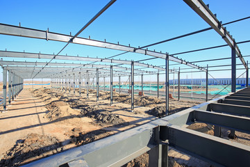Naklejka premium steel structure