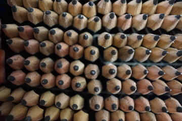 pil of pencils