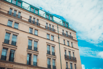 Obraz premium modern apartments from the exterior view at germany