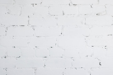 White brick wall, background, wallpaper, mockup