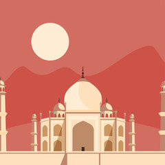 india independence day flat design