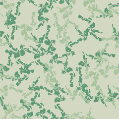 Forest camouflage of various shades of green colors