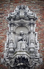 Obraz premium Estatua de Brussels, Bruselas.