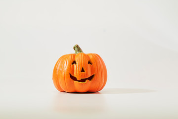 Jack O Lantern On White Background