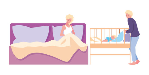 couple with baby pregnancy and maternity