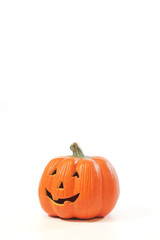 Jack O Lantern On White Background