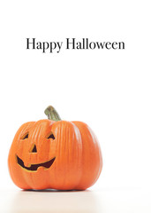 Jack O Lantern On White Background