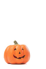 Jack O Lantern On White Background