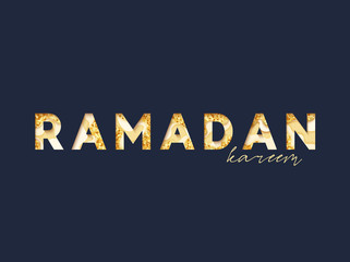 Naklejka na ściany i meble Beautiful lettering Ramadan Kareem