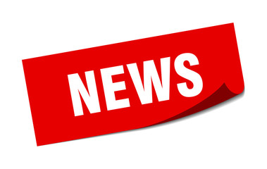 news sticker. news square isolated sign. news