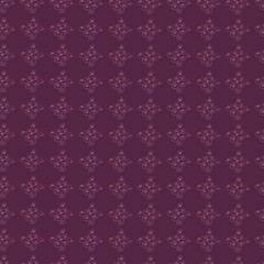 Abstract seamless pattern of cute hand painted simple flowers for textile,linens, clothes - 280393317