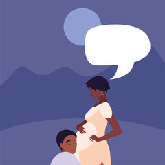 couple pregnancy and maternity design