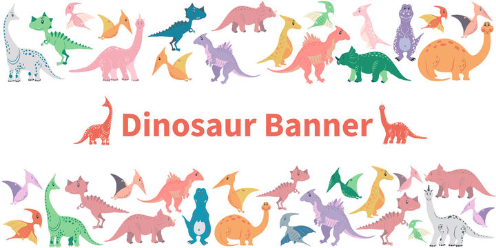 Cartoon Dinosaurs template