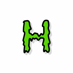 Slimy Vector Logo Illustration H