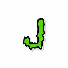 Slimy Vector Logo Illustration J