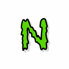 Slimy Vector Logo Illustration N