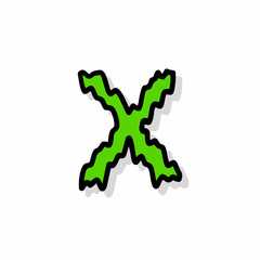 Slimy Vector Logo Illustration X