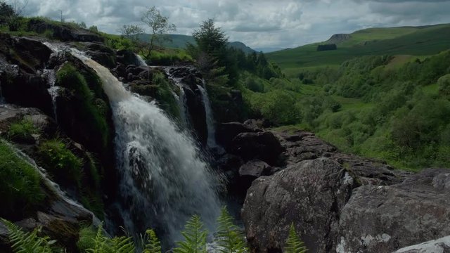 The Loup of Fintry Waterfall Fintry Stirlingshire Scotlan