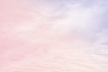 cloud background with a pastel colour