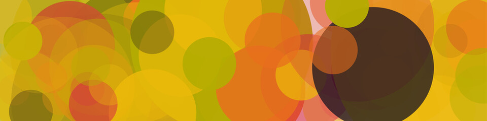 Obraz premium Abstract Generative Art color distributed circles figures background illustration