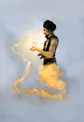 Genio lampara mágica © Toni